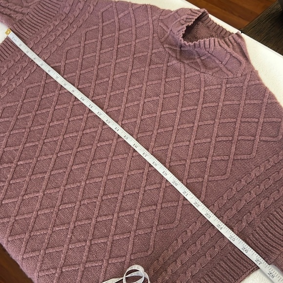 MerSea One Size Lisbon Traveler Sweater in Eggplant - Picture 7 of 11